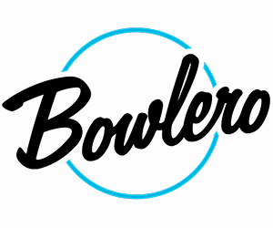 Bowlero affiliate progam, Bowlero logo, Bowlero