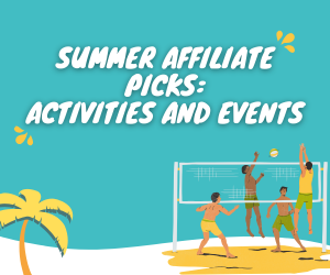 FlexOffers.com, affiliate, marketing, sales, promotional blog, summer outdoor brands, summer discounts, summer deals, summer activities and events, Event Tickets Center affiliate program, Alamo Rent a Car affiliate program, iROCKER affiliate program, Bowlero affiliate program, Groupon affiliate program, Hotels.com affiliate program, Ticketsmarter affiliate program, VIAGOGO affiliate program